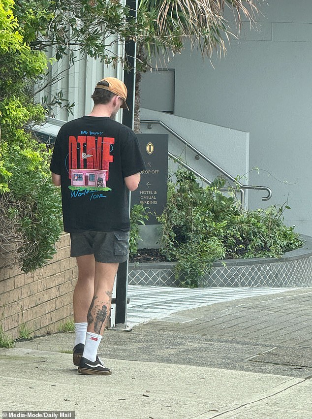 Former paparazzo and OnlyFans documentary filmmaker Joshua Fox was seen arriving at the InterContinental. His role is limited to helping O'Neill with social media content