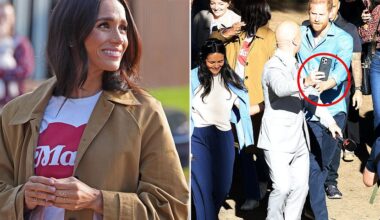 Meghan gives her review of Australia during third day of whirlwind tour - after Harry was ambushed by Channel Seven reporter in awkward selfie encounter