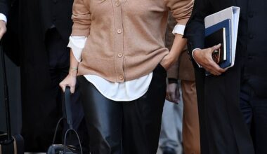 Rebel Wilson is pictured arriving at the Federal Court in Sydney on Monday