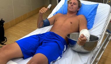 Sydney man Guy Rowles (pictured) was rushed to hospital after he was stung by a box jellyfish in Fiji, one of the most dangerous marine animals