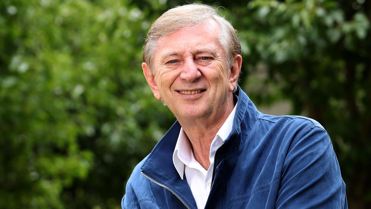 TV presenter sports commentator Dennis Cometti in record library as a young man, one month after his passing he will be honoured with a WA State Memorial. Picture: Supplied