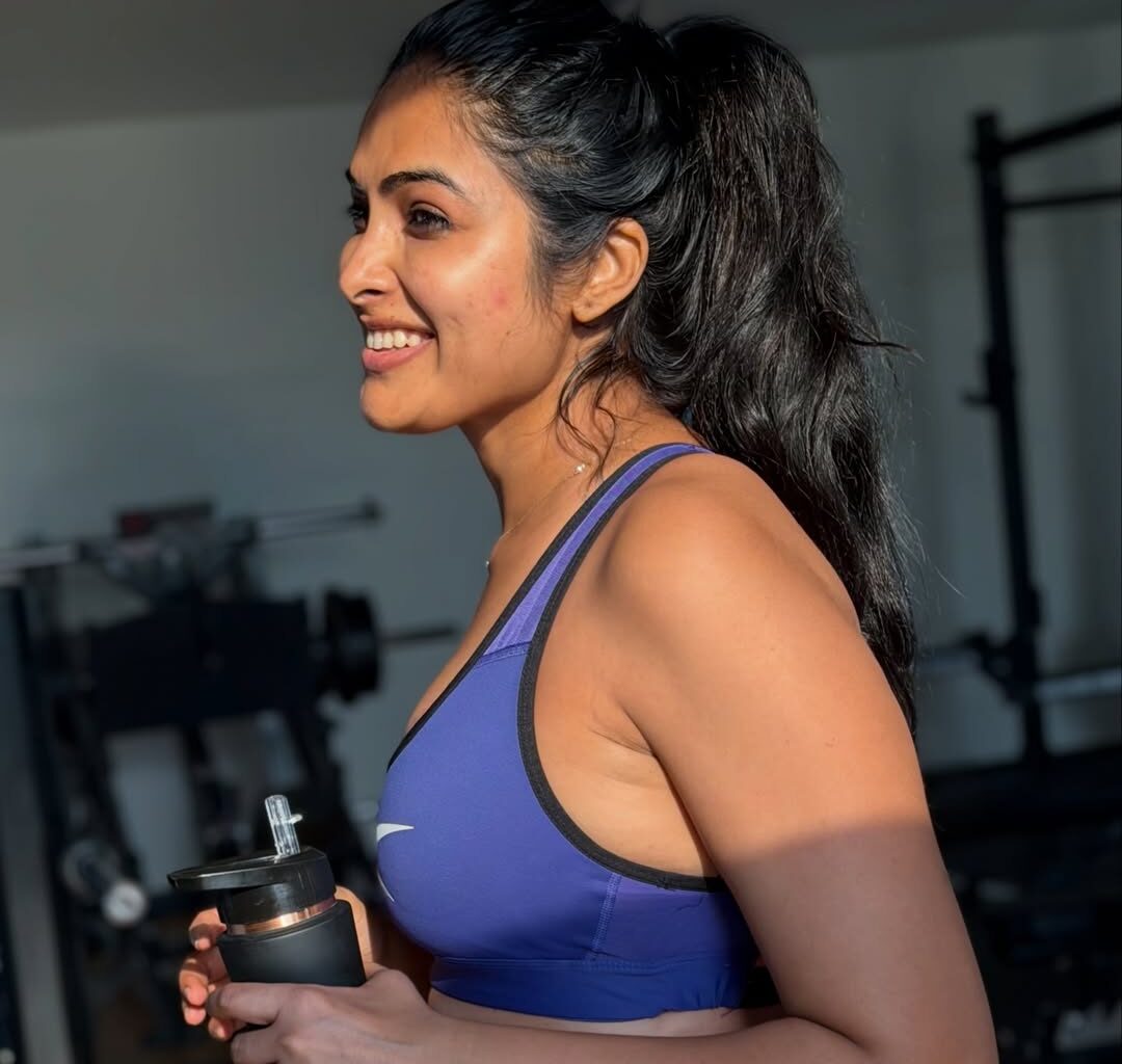 Divi Vadthya Flaunts Toned Physique in Intense Gym Workout