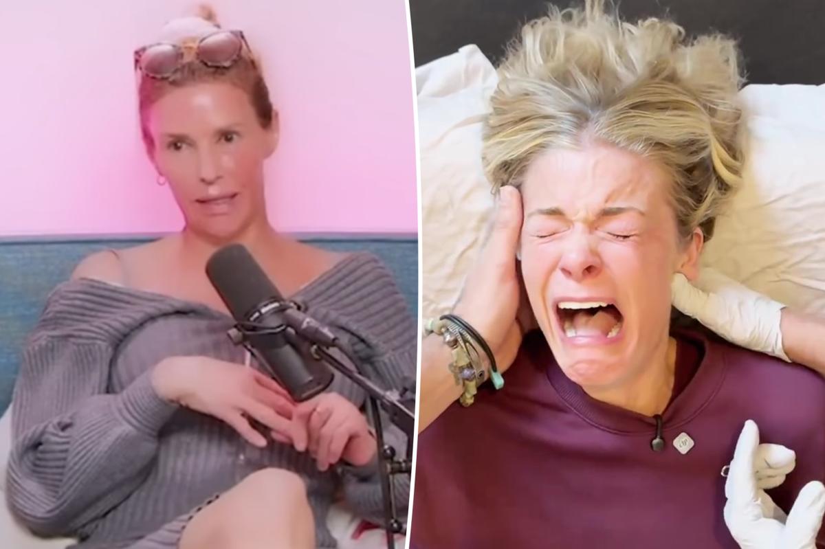Brandi Glanville questions why LeAnn Rimes shared video of 'painful' deep jaw release therapy