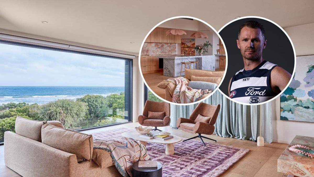 Patrick Dangerfield: Geelong captain renews Victorian coast home style with GlobeWest and Julia Green