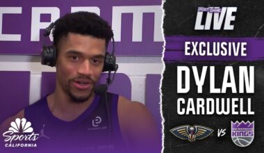 Dylan Cardwell comments on NBA journey with Kings after 117-113 win vs. Pelicans