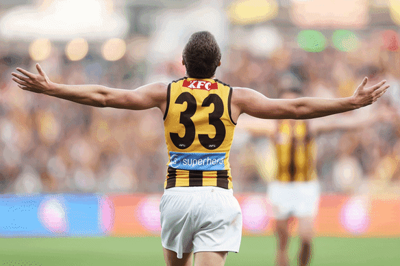Jack Ginnivan is becoming a player of substance for Hawthorn.