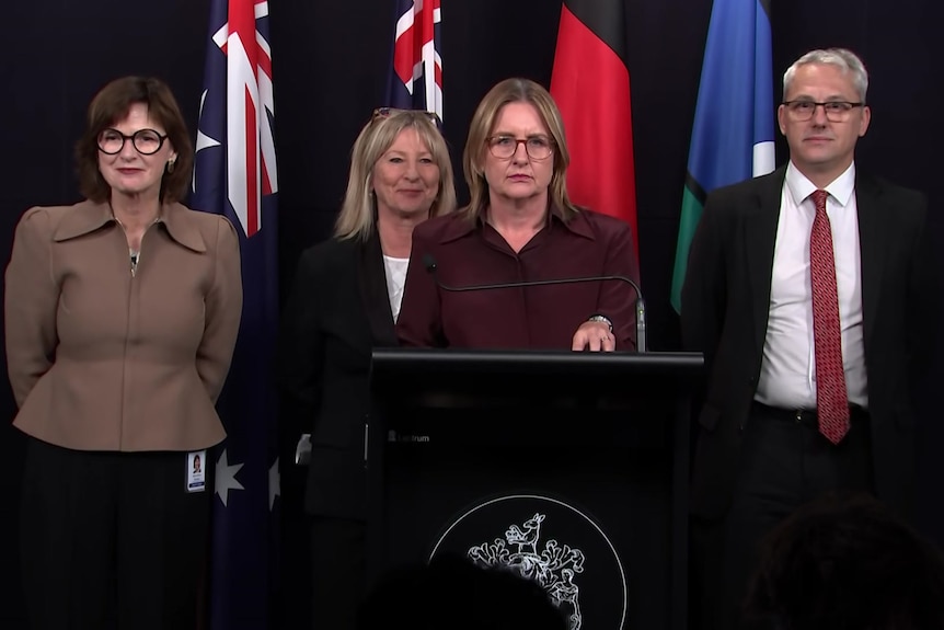 Jacinta Allan, Mary Anne Thomas, Gayle Tierney, Danny Pearson