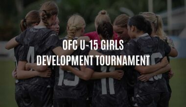 New Zealand to Take Part in OFC U-15 Girls Youth Development Tournament Next Month