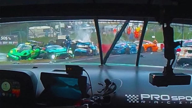 The multi-car pileup. 