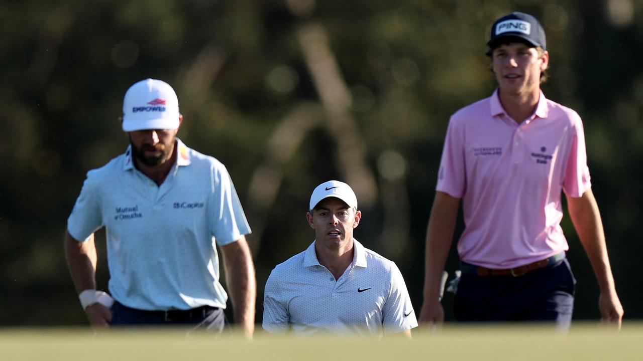 Cameron Young cop silent treatment from champion Rory McIlroy in final group, Bryson DeChambeau repeat