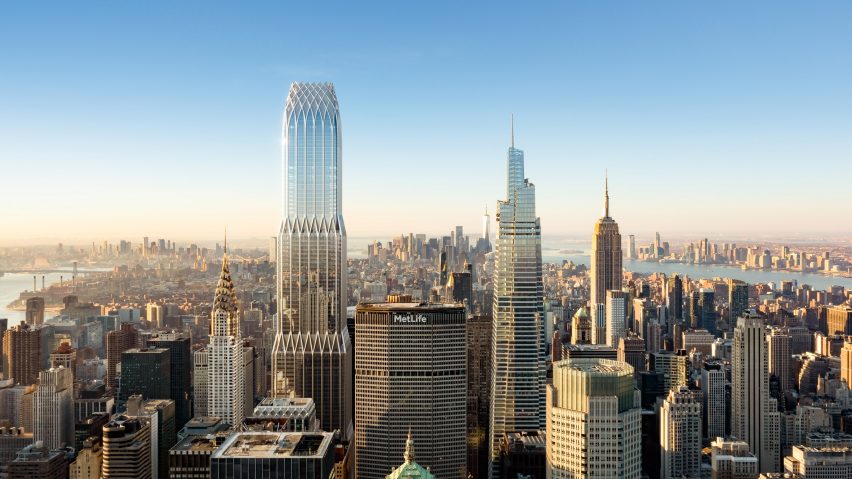 SOM 175 Park Avenue skyscraper renderings