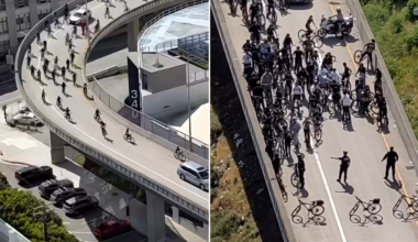 Wrong-way riders as young as 9 stopped in Bay Bridge bicycle takeover