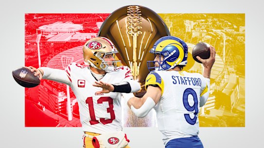 Ready for battle: The San Francisco 49ers and LA Rams will open their 2026 NFL season in Melbourne.