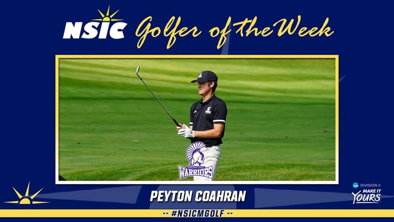 PEYTON COAHRAN NAMED NSIC MEN'S GOLFER OF THE WEEK