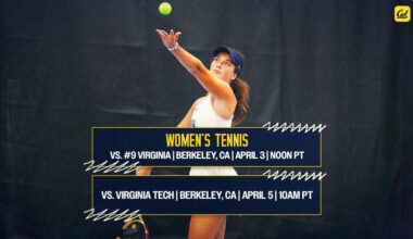 No. 23 Cal Opens Final Homestand