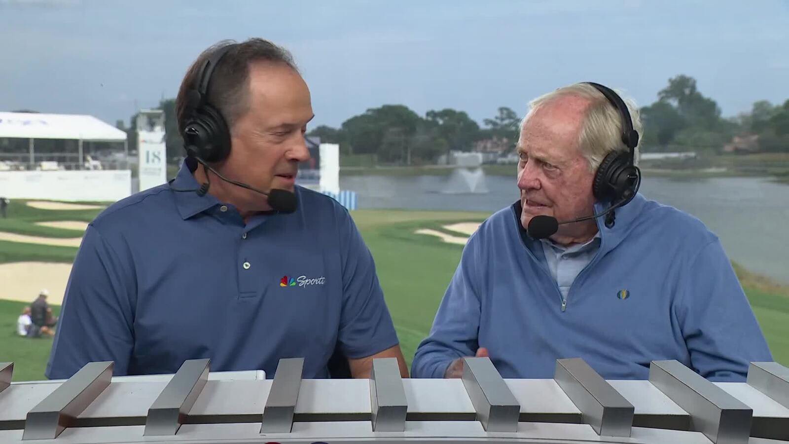 Jack Nicklaus joins the booth at Cognizant Classic