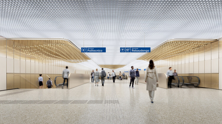 UNS and Settanta7 Selected to Design Turin Metro Line 2 as a 32-Station Network - Image 3 of 6