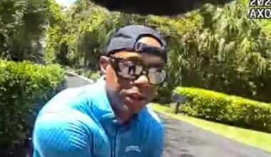 Bodycam footage shows golfer nodding off in patrol car