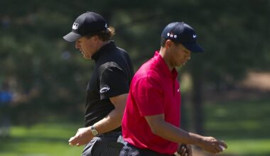 Phil Mickelson withdrawal, 32-year first, Tiger Woods update