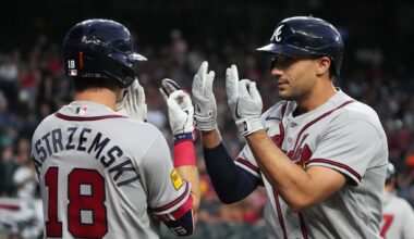 Braves ride an 8-run fifth inning and cruise past the Diamondbacks, 17-2