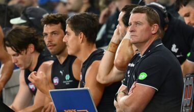 The coaching future of Carlton Blues coach Michael Voss is hanging by a thread after North Melbourne Kangaroos mount a stunning comeback win