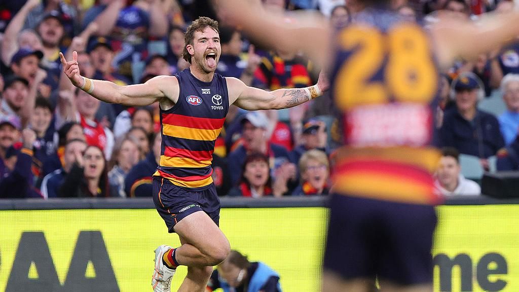 Dockers hold off fast-finishing Crows in AFL thriller