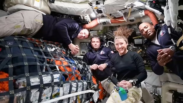 Canadian astronaut Jeremy Hansen talks about 'incredible' views of Earth in live video call from deep space