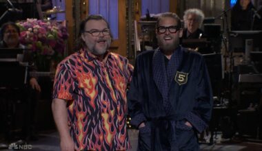 Jack Black and Jonah Hill on SNL.