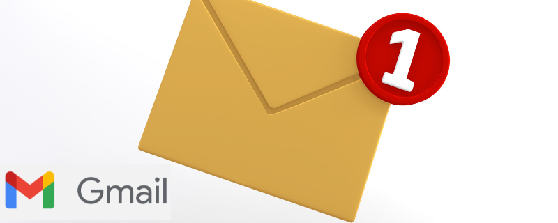 Gmail logo beside a notification envelope icon representing email updates and account changes