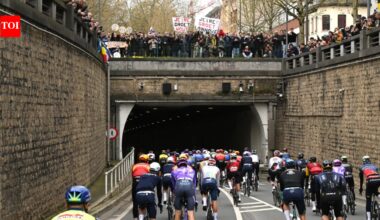 51 year old British cyclist dies of heart attack after collapsing during Tour of Flanders Amateur race in Belgium while riding with his son | International Sports News