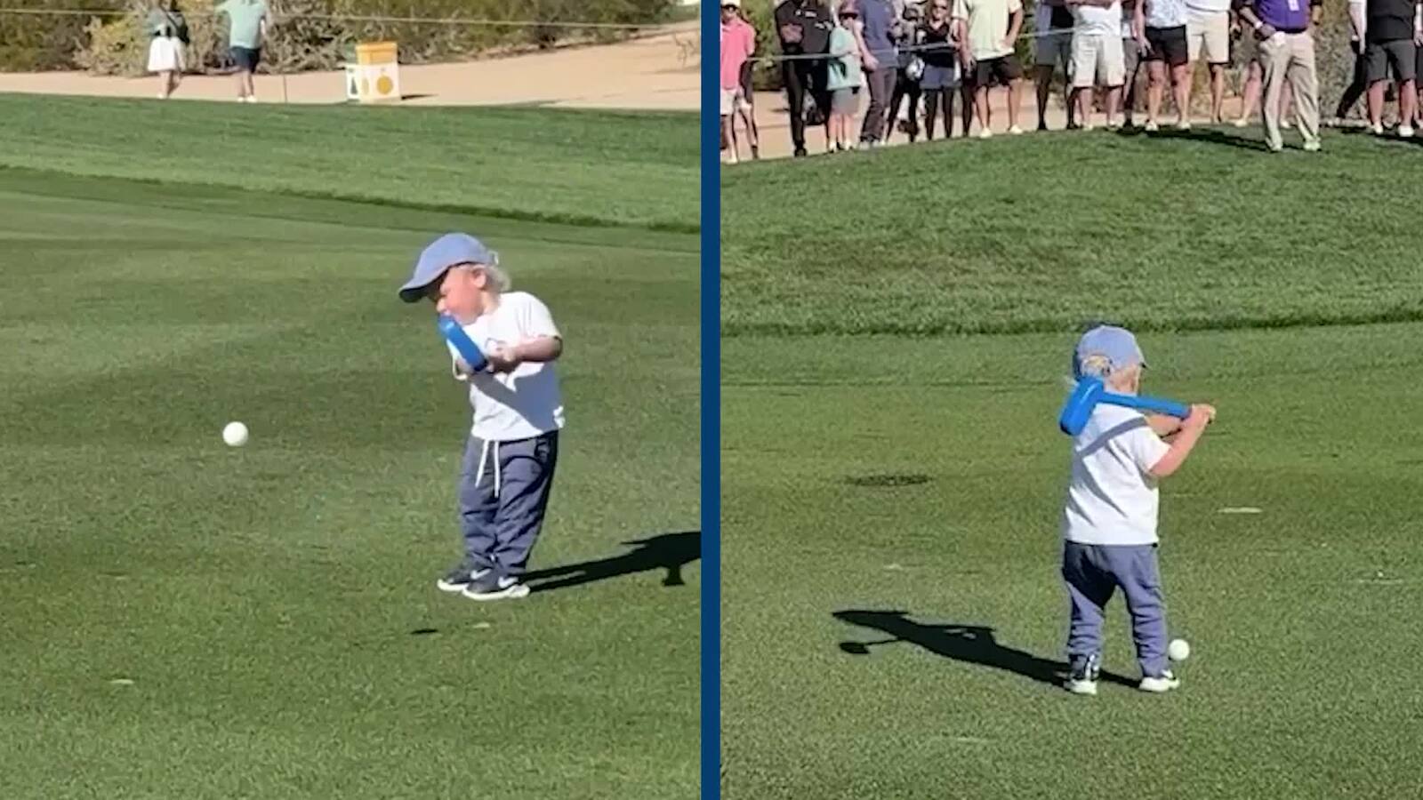 Breaking down Scottie Scheffler's son Bennett's swing with Mark Immelman