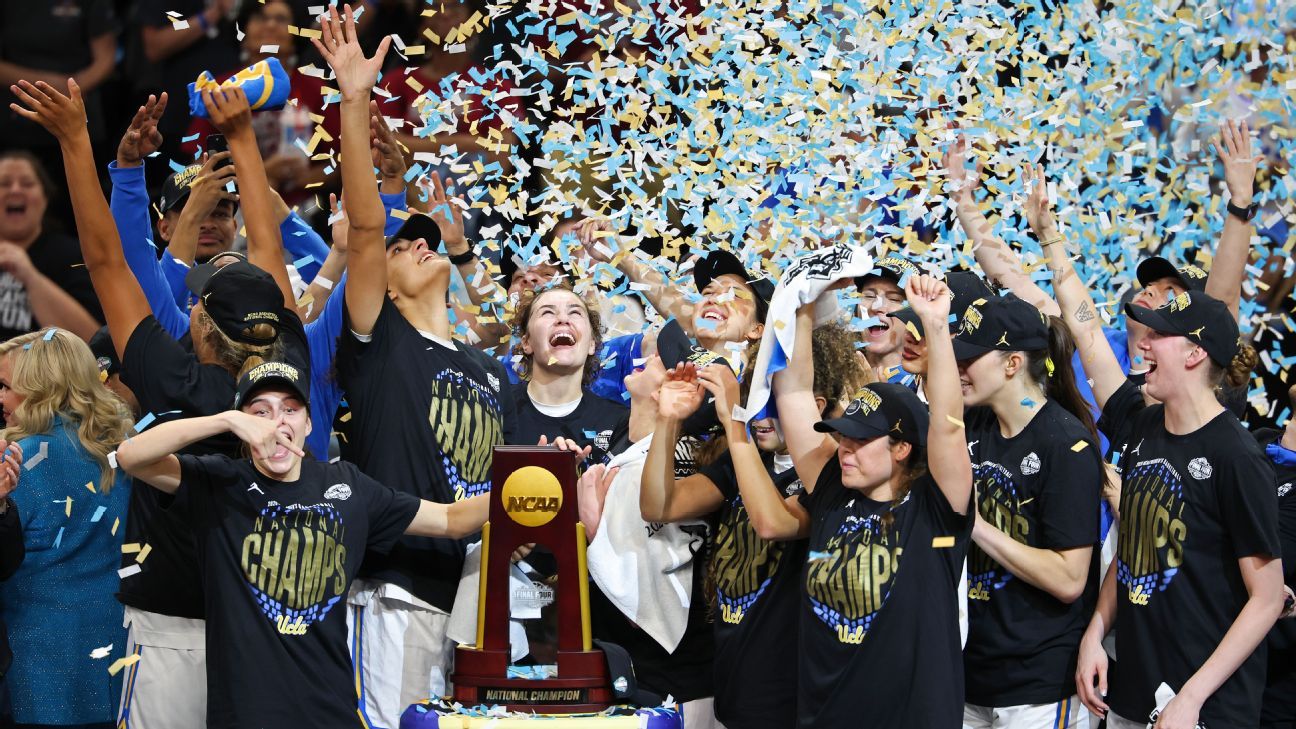 NCAA champion UCLA finishes No. 1 in women's AP Top 25 poll