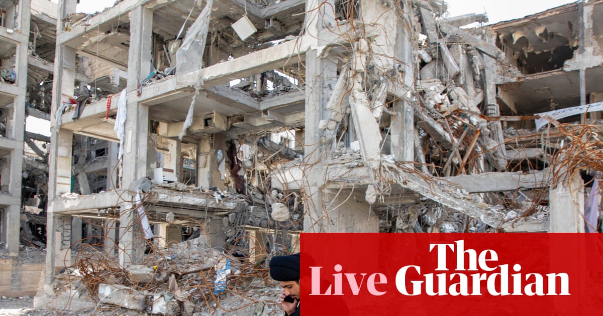 Middle East crisis live: Israel threatens entire Iran train network; Trump says he is ‘not at all’ worried about possible war crimes | US-Israel war on Iran