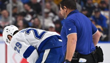 NHL to look into Buffalo penalty box door after Holmberg injury