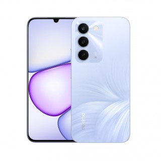 Realme C100 in Blooming Purple and Sprouting Green