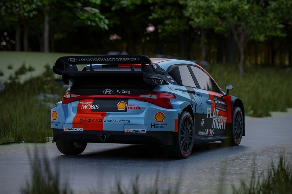 Hyundai World Rally Team Hyundai i20 Coupe WRC Croatia Rally Craig Breen special livery 