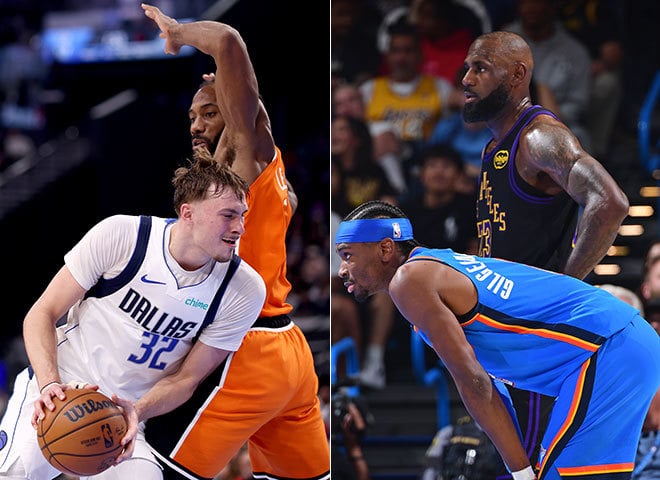 Cooper Flagg, Kawhi Leonard, LeBron James, Shai Gilgeous-Alexander