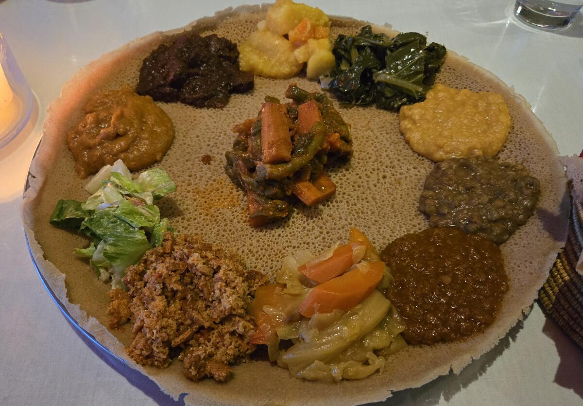 One of the many offerings at Lalibela.