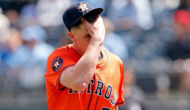 Astros' Hunter Brown diagnosed with Grade 2 shoulder strain