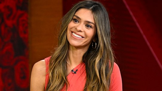 Taylor Frankie Paul speaks on Good Morning America earlier this month, beofre The Bachelorette season was cancelled.