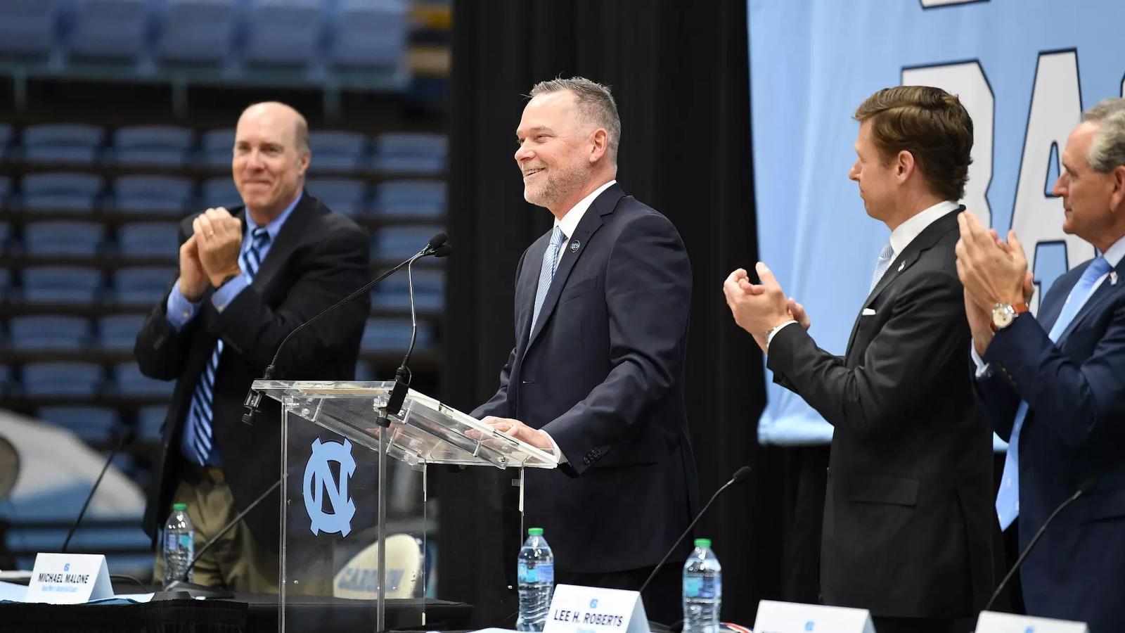 Michael Malone 2026 University of North Carolina Men’s Basketball Media & Communications Center Chapel Hill, NC Tuesday, April 7, 2026
