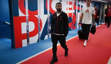 Mohamed Salah benched for Liverpool quarterfinal with PSG