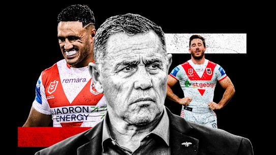 The Red V roster woes: Valentine Holmes, Shane Flanagan and Ben Hunt.