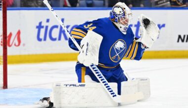 Sabres G Lyon may miss start of playoffs with lower body injury