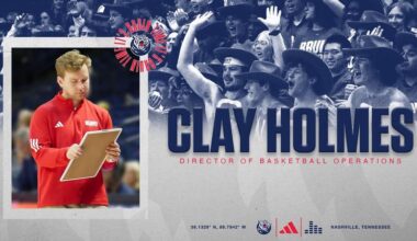 Clay Holmes Elevated to Director of Basketball Operations