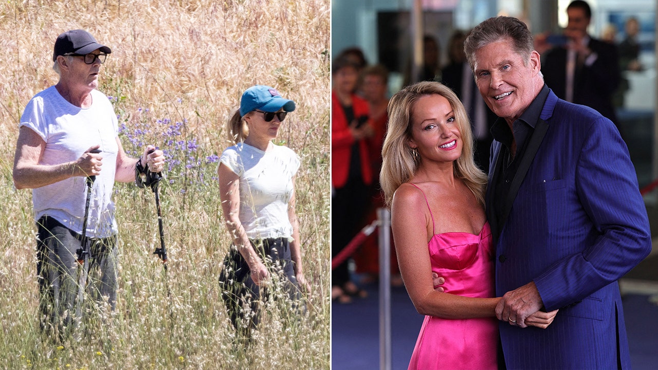 'Baywatch' star David Hasselhoff spotted hiking with wife after sun-soaked vacation
