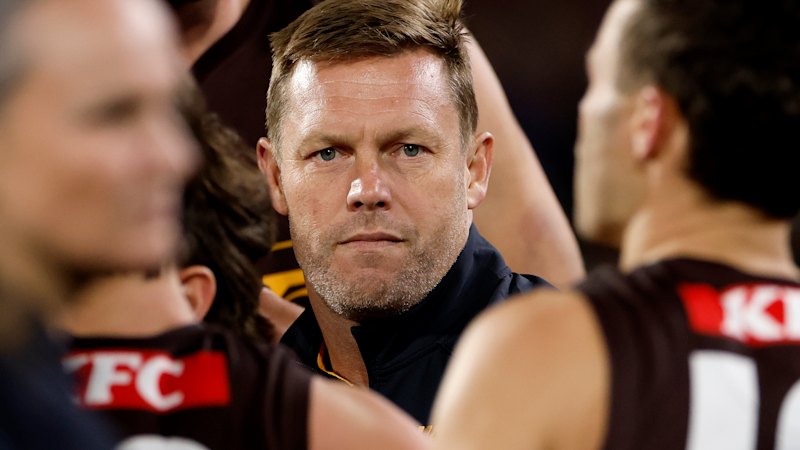 The rocket from Sam Mitchell that sparked the Hawthorn Hawks surge against Western Bulldogs, as Mitch Lewis outlines his path back to playing