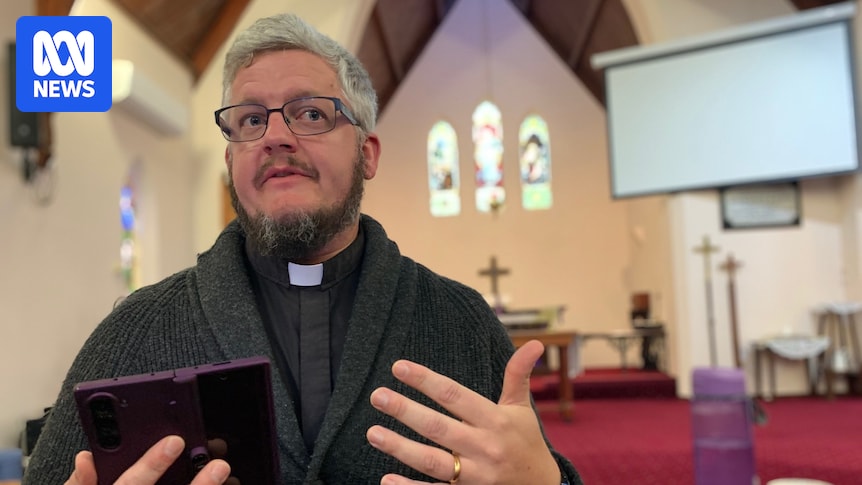 Dedicated priest travels countryside for services despite shrinking congregations