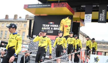 Visma Lease A Bike have multiple cards at Paris-Roubaix