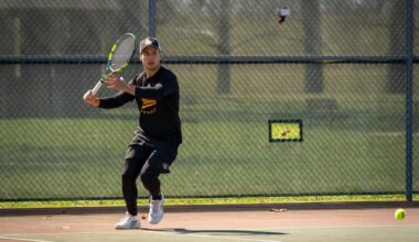 Men's Tennis Slides Past Friends, 4-3